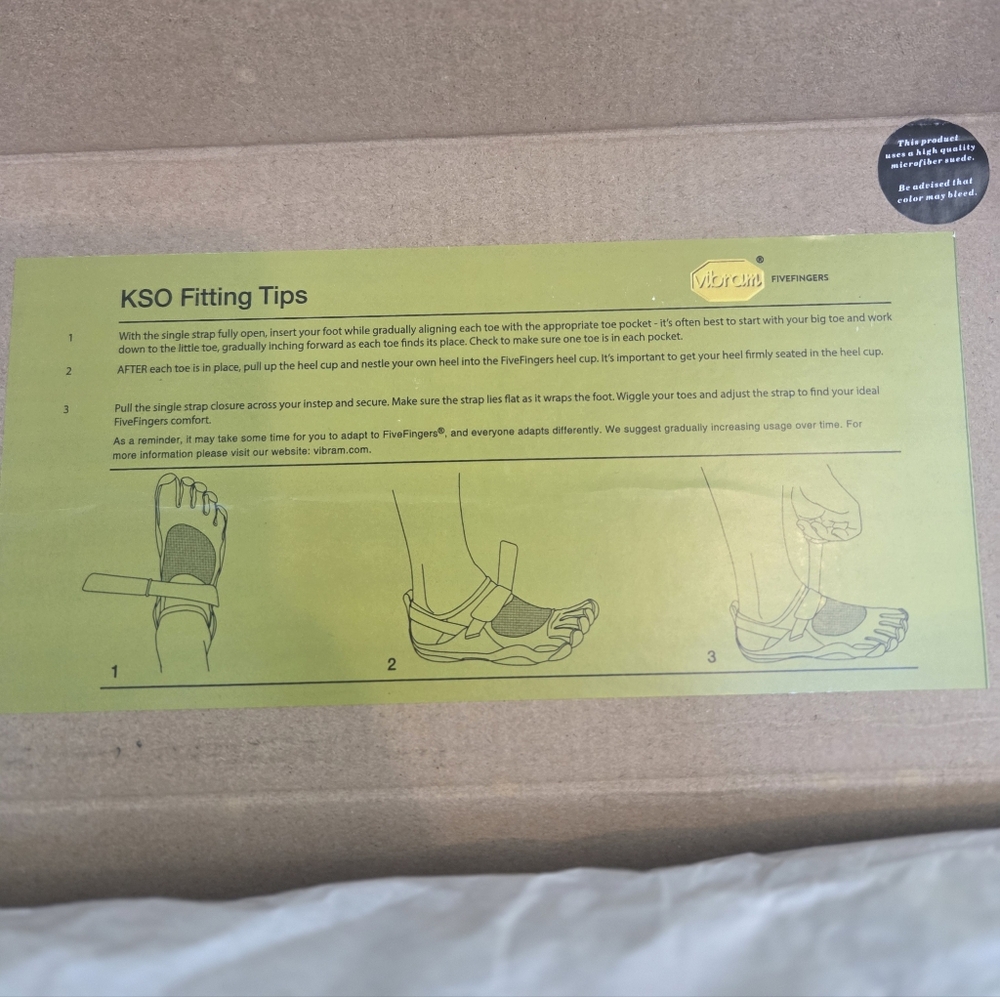 Vibram FiveFingers Mens KSO M148 Black Running Shoes New In Original Box - Picture 12 of 16